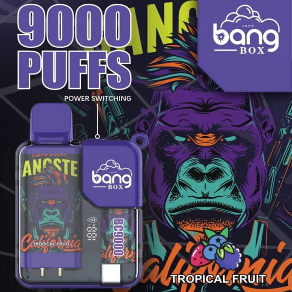 Bang Box 9000 Puffs 0% 2% 3% 5% Nicotina Reîncărcabil LED Pover Display Vape de unică folosință En-gros - BoatVape - 3