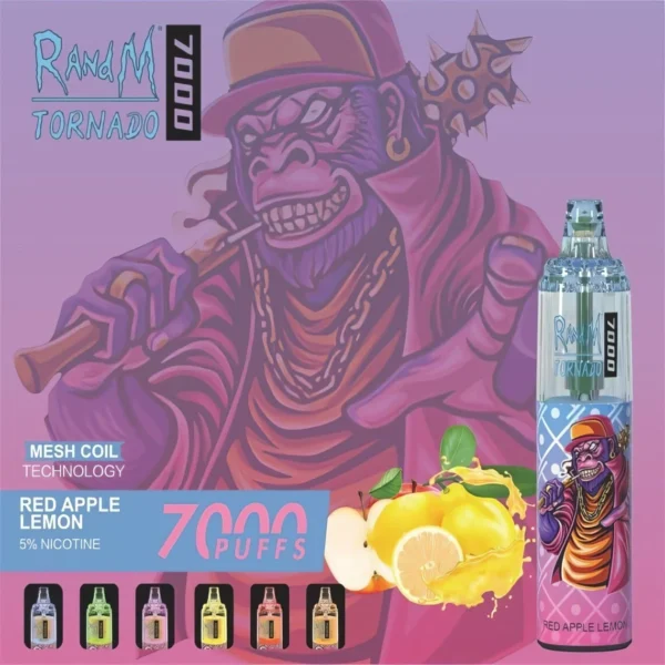 RandM Tornado 7000 Puffs 0% 2% 3% 5% Vape de unică folosință cu nicotină Comerț cu ridicata - BoatVape - 3