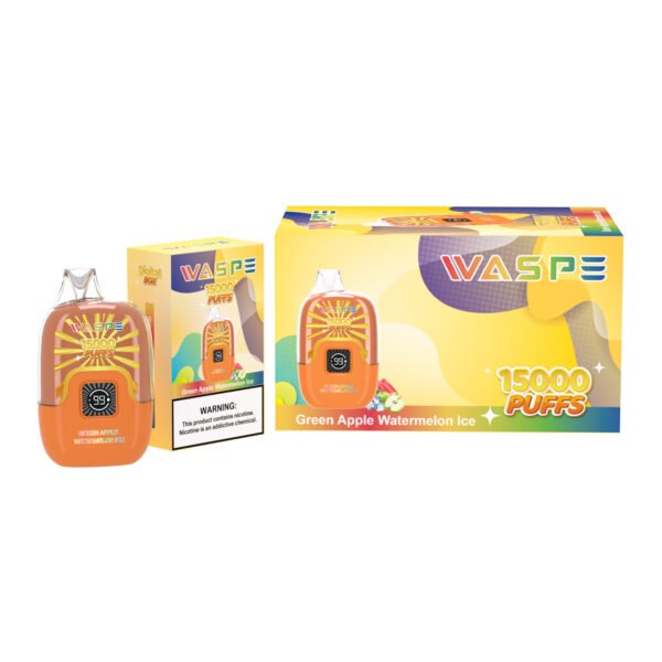 WASPE 15000 PUFFS Digitale Box 0% 2% 3% 5% Nicotine Wegwerp Vape Groothandel - BoatVape - 11