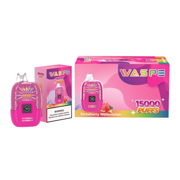 WASPE 15000 PUFFS Digitale Box 0% 2% 3% 5% Nicotine Wegwerp Vape Groothandel - BoatVape - 7