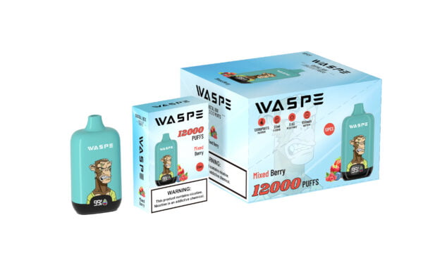 WASPE 12000 PUFFS digitális doboz 0% 2% 3% 5% Nikotin eldobható Vape nagykereskedés - BoatVape - 6