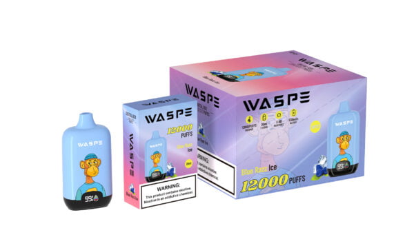 WASPE 12000 PUFFS digitális doboz 0% 2% 3% 5% Nikotin eldobható Vape nagykereskedés - BoatVape - 7