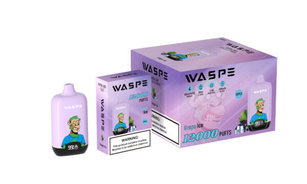 WASPE 12000 PUFFS digitális doboz 0% 2% 3% 5% Nikotin eldobható Vape nagykereskedés - BoatVape - 9