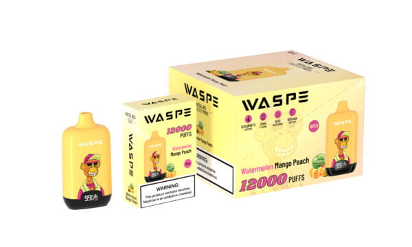 WASPE 12000 PUFFS digitális doboz 0% 2% 3% 5% Nikotin eldobható Vape nagykereskedés - BoatVape - 11