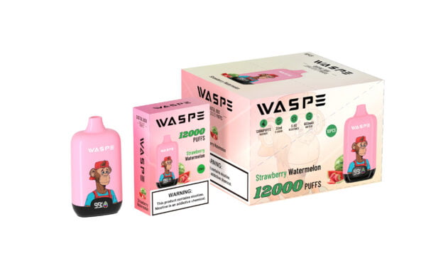 WASPE 12000 PUFFS digitális doboz 0% 2% 3% 5% Nikotin eldobható Vape nagykereskedés - BoatVape - 4