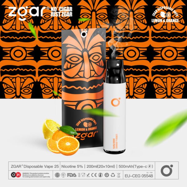 ZGAR ZG25 3000 Puffs 5% Nicotine Rechargeable Disposable Pod Wholesale - BoatVape - 10