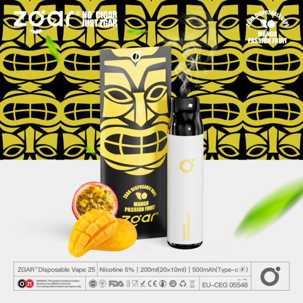 ZGAR ZG25 3000 Puffs 5% Nicotine Rechargeable Disposable Pod Wholesale - BoatVape - 8