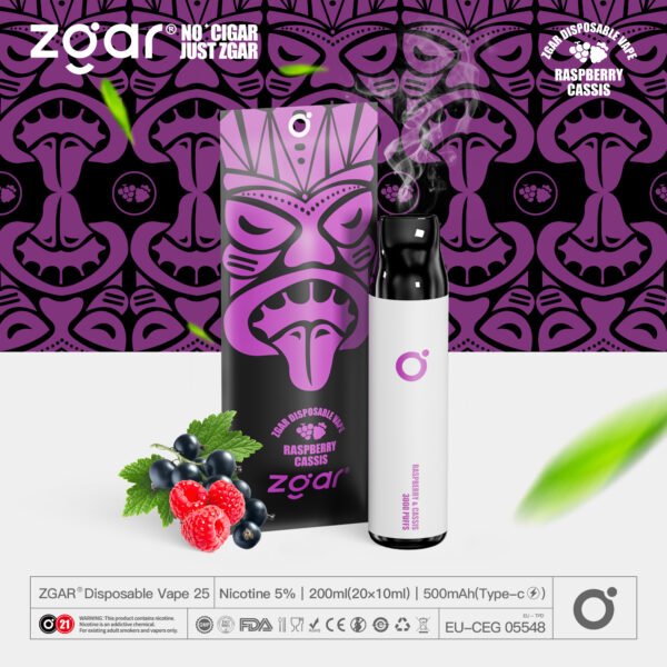 ZGAR ZG25 3000 Puffs 5% Nicotine Rechargeable Disposable Pod Wholesale - BoatVape - 4