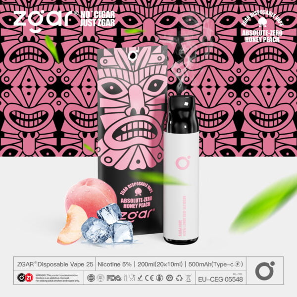 ZGAR ZG25 3000 Puffs 5% Nicotine Rechargeable Disposable Pod Wholesale - BoatVape - 21