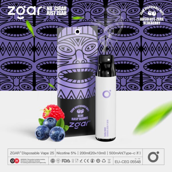 ZGAR ZG25 3000 Puffs 5% Nicotine Rechargeable Disposable Pod Wholesale - BoatVape - 17