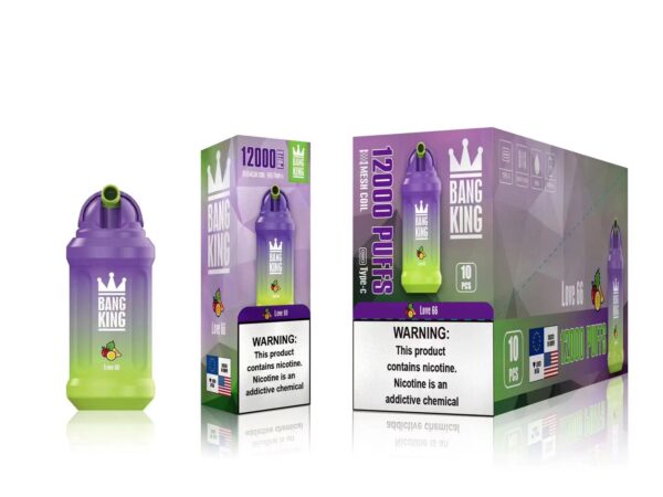 Bang King 12000 Rookwolken 0% 2% 3% 5% Nicotine Oplaadbare Wegwerp Vape Groothandel - BoatVape - 12