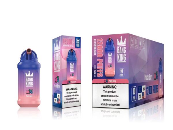 Bang King 12000 Rookwolken 0% 2% 3% 5% Nicotine Oplaadbare Wegwerp Vape Groothandel - BoatVape - 14