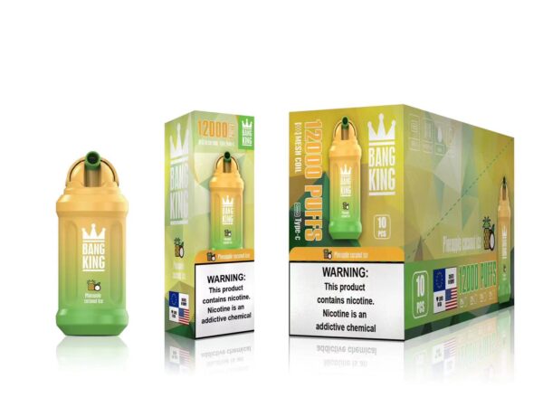 Bang King 12000 Rookwolken 0% 2% 3% 5% Nicotine Oplaadbare Wegwerp Vape Groothandel - BoatVape - 18