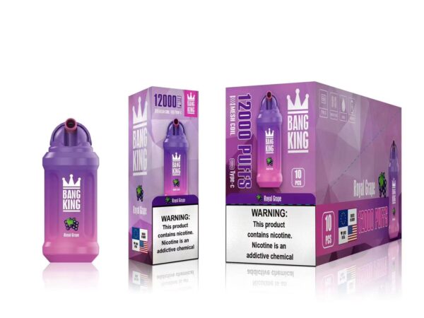 Bang King 12000 Rookwolken 0% 2% 3% 5% Nicotine Oplaadbare Wegwerp Vape Groothandel - BoatVape - 11