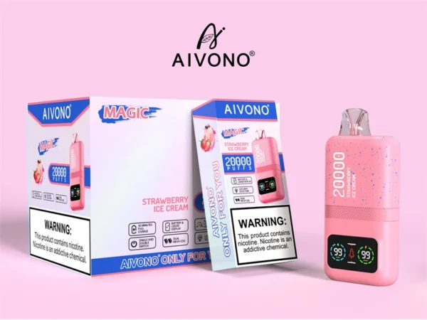 AIVONO 20000 Rookwolken Dual Mesh 0% 2% 3% 5% Oplaadbare wegwerpvapes-pen met laag nicotinegehalte in bulk Koop groothandel - BoatVape - 2