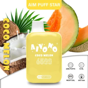 AIVONO AIM PUFFSTAR 6500 Puffs 0% 2% 5% Nízkonikotinové dobíjecí jednorázové vapky Pen Hromadně Koupit Velkoobchod – BoatVape – 16