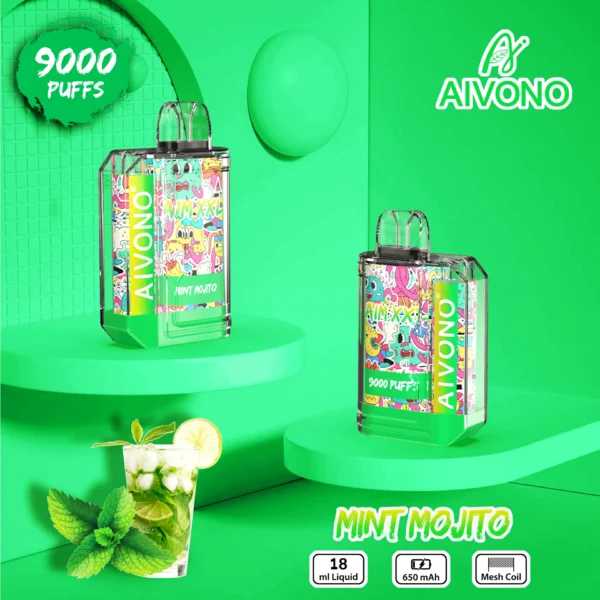 AIVONO AIM XXL 9000 Puffs 0% 2% 3% 5% Low Nicotina Rechargeable Vapes Pen vrac Cumpărați cu ridicata - BoatVape - 5