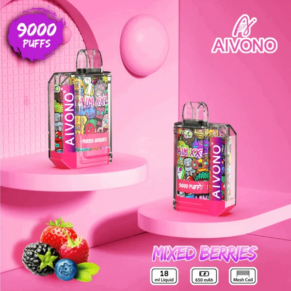 AIVONO AIM XXL 9000 Puffs 0% 2% 3% 5% Low Nicotina Rechargeable Vapes Pen vrac Cumpărați cu ridicata - BoatVape - 9