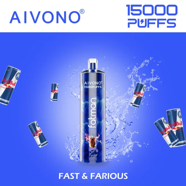 AIVONO FATMAN 15000 Puffs 0% 2% 3% 5% Nízkonikotinové dobíjecí jednorázové vapky Pen Hromadně Koupit velkoobchod – BoatVape – 10