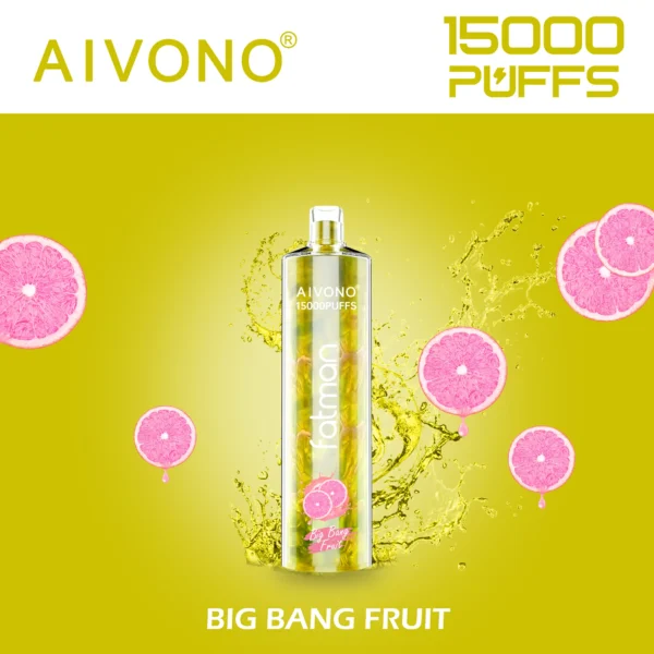 AIVONO FATMAN 15000 Puffs 0% 2% 3% 5% Nízkonikotinové dobíjecí jednorázové vapky Pen Hromadně Koupit velkoobchod – BoatVape – 4