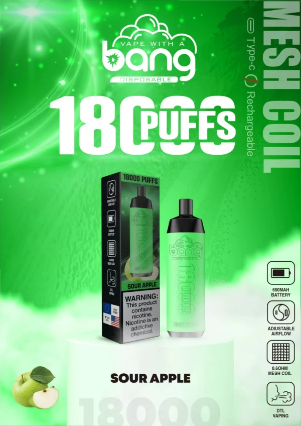 Bang Crown Bar 18000 Puff-uri 0% 2% 3% 5% Nivel scăzut de nicotină, reîncărcabil, de unică folosință, stilou vape, vrac Cumpărați cu ridicata - BoatVape - 4