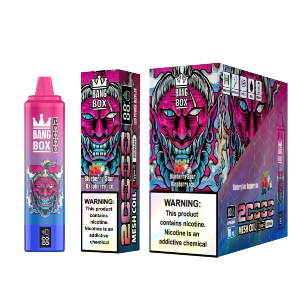Bang Box 20000 Puffs 0% 2% 3% 5% Low Nicotine Rechargeable Bulk Buy Disposable Vape Pen Wholesale - BoatVape - 7