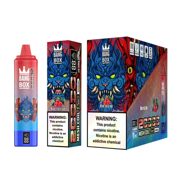 Bang Box 20000 Puffs 0% 2% 3% 5% Low Nicotine Rechargeable Bulk Buy Disposable Vape Pen Wholesale - BoatVape - 8