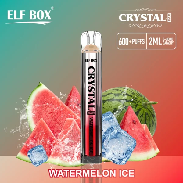 ELF BOX CRYSTAL BAR 600 Puffs 0% 2% 5% Nicotina recarregável descartável vape em massa Comprar atacado - BoatVape - 2