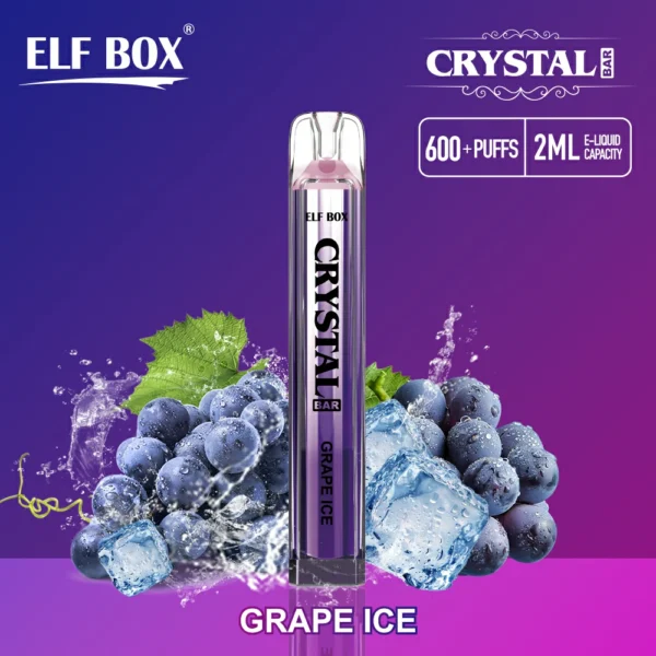 ELF BOX CRYSTAL BAR 600 Puffs 0% 2% 5% Nicotina recarregável descartável vape em massa Comprar atacado - BoatVape - 6