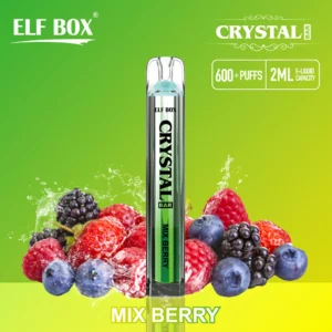 ELF BOX CRYSTAL BAR 600 Puffs 0% 2% 5% Nicotina Recarregável Vape Descartável Em Massa Comprar Atacado - BoatVape - 18