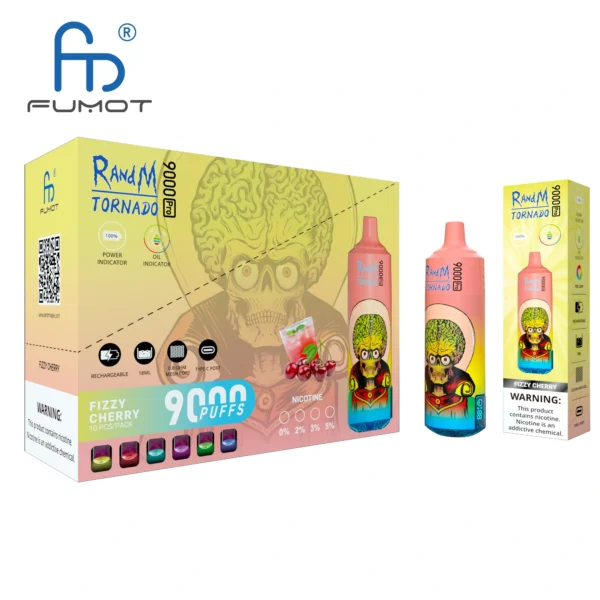 RandM Tornado 9000 PRO Puffs 0% 2% 3% 5% с низким содержанием никотина. Купить перезаряжаемую одноразовую вейп-пароварку оптом — BoatVape — 11