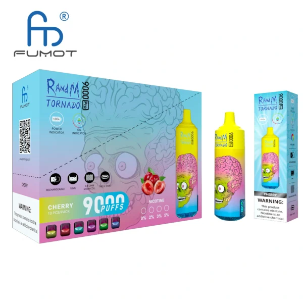 RandM Tornado 9000 PRO Puffs 0% 2% 3% 5% с низким содержанием никотина. Купить перезаряжаемую одноразовую вейп-пароварку оптом — BoatVape — 10