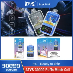 ATVS 30000 Puffs Dual Mesh 5% Low Nicotina Rechargeable Vapes Pen vrac Cumpărați cu ridicata - BoatVape - 17