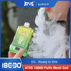 Atvs Warship 18000 Puffs 5% Stylo à vape jetable rechargeable à faible teneur en nicotine Acheter en gros - BoatVape - 13