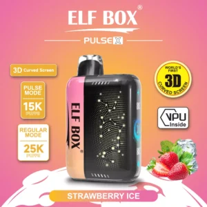 Elf Box Pulse X 25000 Puffs Dual Mesh 0% 2% 3% 5% Low Nicotine 3D Curved LED Screen Rechargeable Disposable Vapes Pen Bulk Buy Wholesale - BoatVape - 21