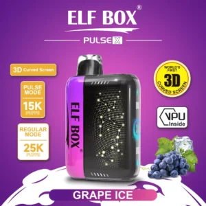 Elf Box Pulse X 25000 Puffs Dual Mesh 0% 2% 3% 5% Low Nicotine 3D Curved LED Screen Rechargeable Disposable Vapes Pen Bulk Buy Wholesale - BoatVape - 19