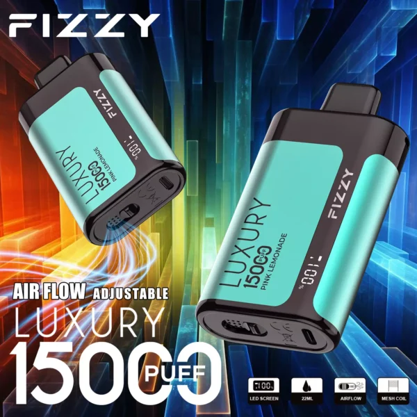 Fizzy Luxury 15000 Rookwolken 2% 5% Oplaadbare wegwerpvapes-pen met laag nicotinegehalte in bulk Koop groothandel - BoatVape - 3