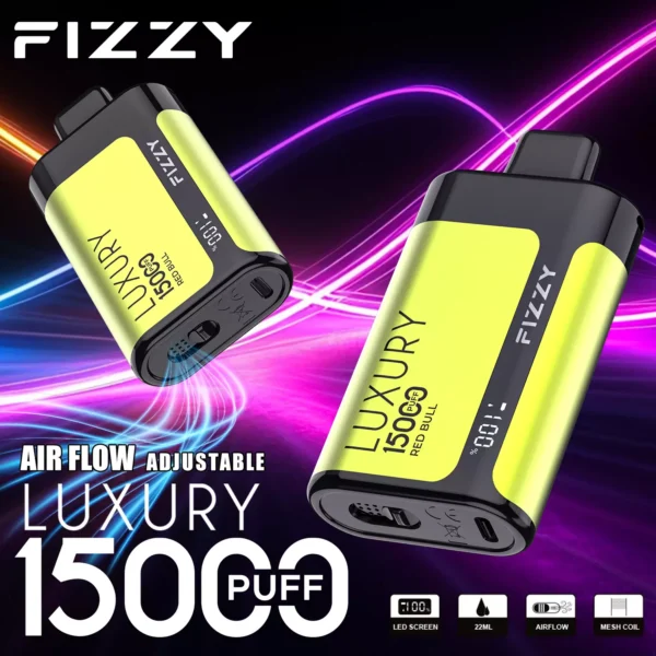 Fizzy Luxury 15000 Rookwolken 2% 5% Oplaadbare wegwerpvapes-pen met laag nicotinegehalte in bulk Koop groothandel - BoatVape - 4