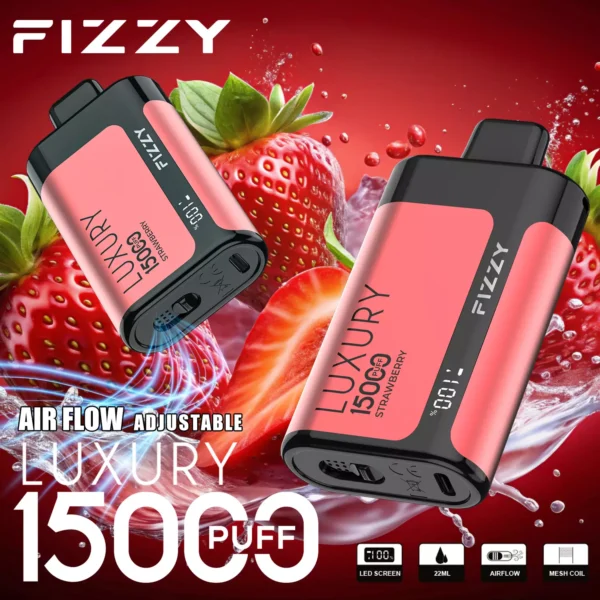 Fizzy Luxury 15000 Rookwolken 2% 5% Oplaadbare wegwerpvapes-pen met laag nicotinegehalte Bulk kopen groothandel - BoatVape - 5