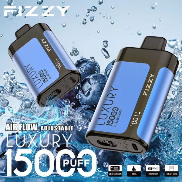 Fizzy Luxury 15000 Rookwolken 2% 5% Oplaadbare wegwerpvapes-pen met laag nicotinegehalte Bulk kopen groothandel - BoatVape - 6