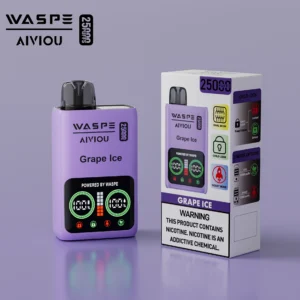 WASPE 25000 PUFFS Dual Mesh Box 0% 2% 5% Low Nicotine LED Display Rechargeable Disposable Vapes Pen Bulk Buy Wholesale - BoatVape - 13