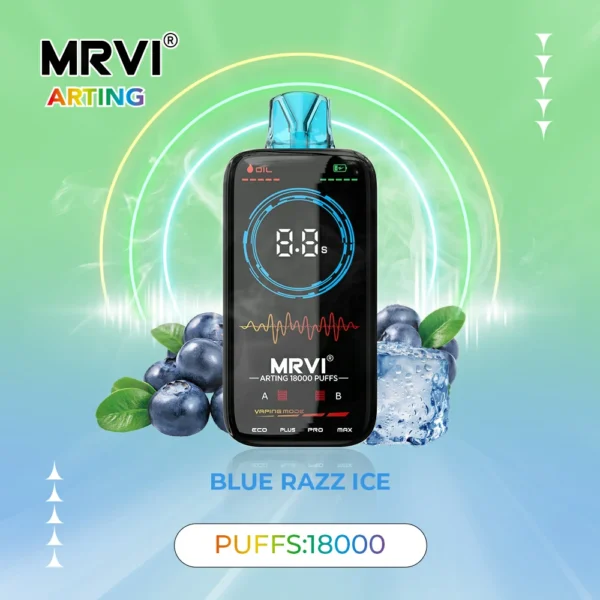 MRVI Arting 18000 Puffs Dual Mesh Full Screen Display 2% 5% Genopladelig engangsvapes med lav nikotinindhold Pen Bulk Køb Engros - BoatVape - 6