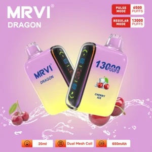 MRVI Dragon 13000 Rookwolken Dual Mesh Digitaal Scherm 2% 5% Oplaadbare wegwerpvapes-pen met laag nicotinegehalte in bulk Koop groothandel - BoatVape - 17