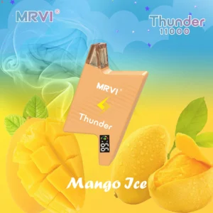 MRVI Thunder 11000 Puffs Tela Digital 2% 3% 5% Caneta Vapes Descartável Recarregável com Baixa Nicotina em Massa Comprar Atacado - BoatVape - 13