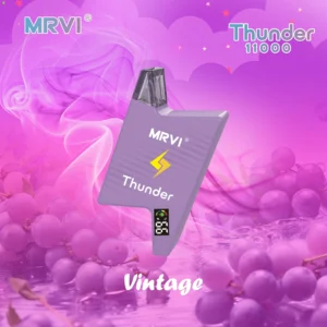 MRVI Thunder 11000 Puffs Tela Digital 2% 3% 5% Caneta Vapes Descartável Recarregável com Baixa Nicotina em Massa Comprar Atacado - BoatVape - 15