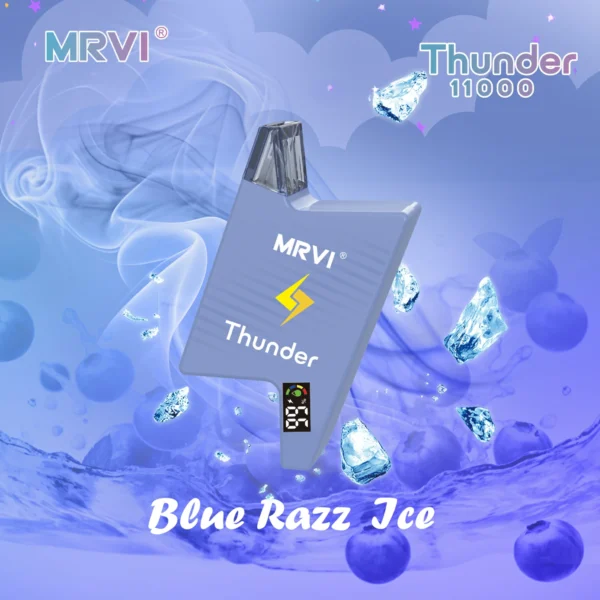 MRVI Thunder 11000 Puffs Tela Digital 2% 3% 5% Caneta Vapes Descartável Recarregável com Baixa Nicotina em Massa Comprar Atacado - BoatVape - 7