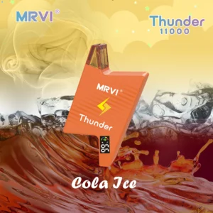 MRVI Thunder 11000 Puffs Tela Digital 2% 3% 5% Caneta Vapes Descartável Recarregável com Baixa Nicotina em Massa Comprar Atacado - BoatVape - 18