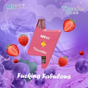 MRVI Thunder 11000 Puffs Tela Digital 2% 3% 5% Caneta Vapes Descartável Recarregável com Baixa Nicotina em Massa Comprar Atacado - BoatVape - 19