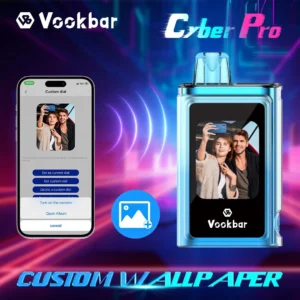 Vookbar Cyber ​​Pro 30000 Puffs Écran tactile double maille 0% 2% 3% 5% Stylo vapes jetables rechargeables à faible teneur en nicotine en vrac Acheter en gros - BoatVape - 22