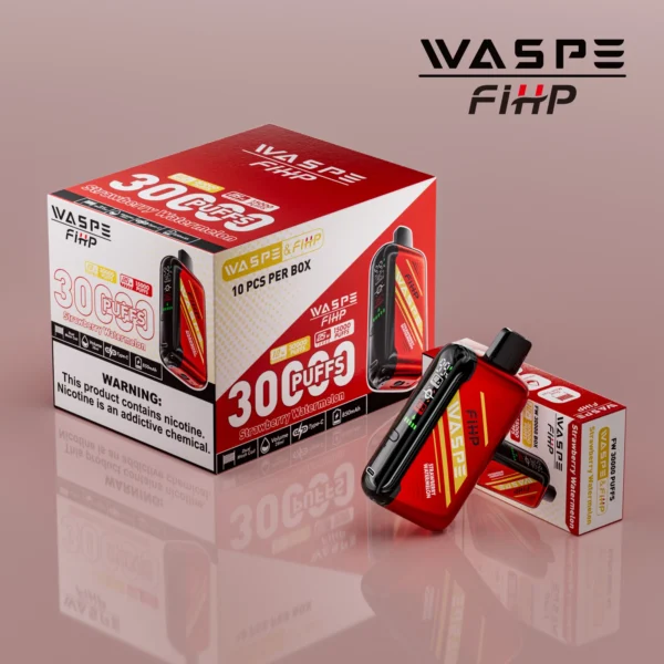 WASPE FIHP 30000 Puffs Dual Mesh 0% 2% 5% LED Display Low Nicotine Rechargeable Disposable Vapes Pen Bulk Buy Wholesale - BoatVape - 9